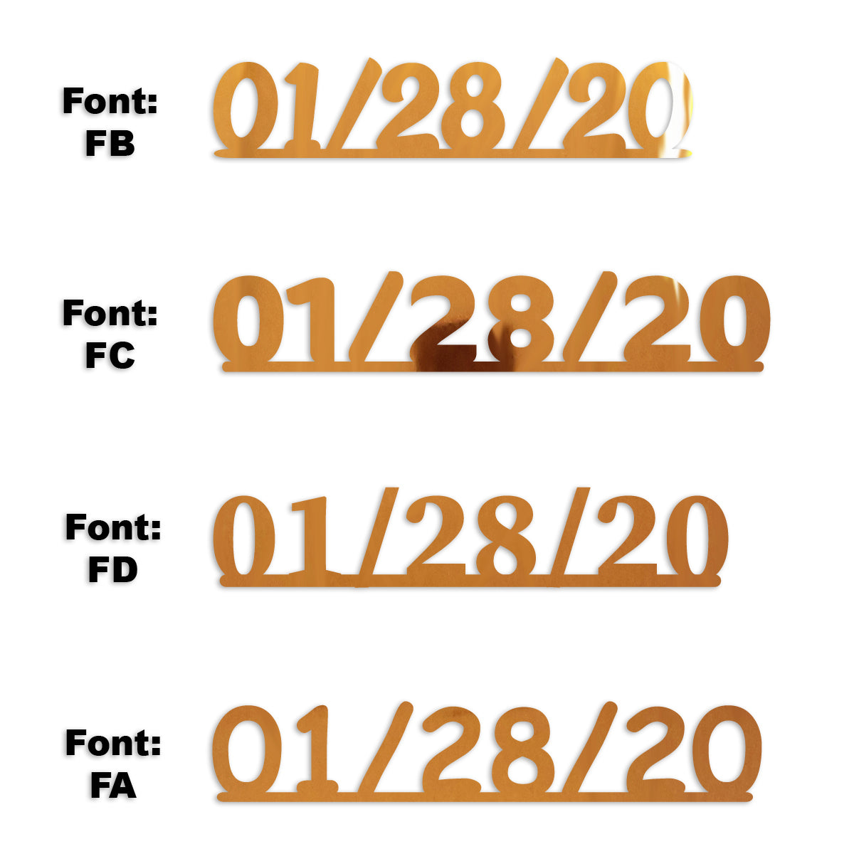 Custom-Fetti Date - 01/28/24 or 01/28/25  Orange