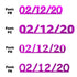 Custom-Fetti Date - 02/12/24 or 02/12/25  Fuchsia