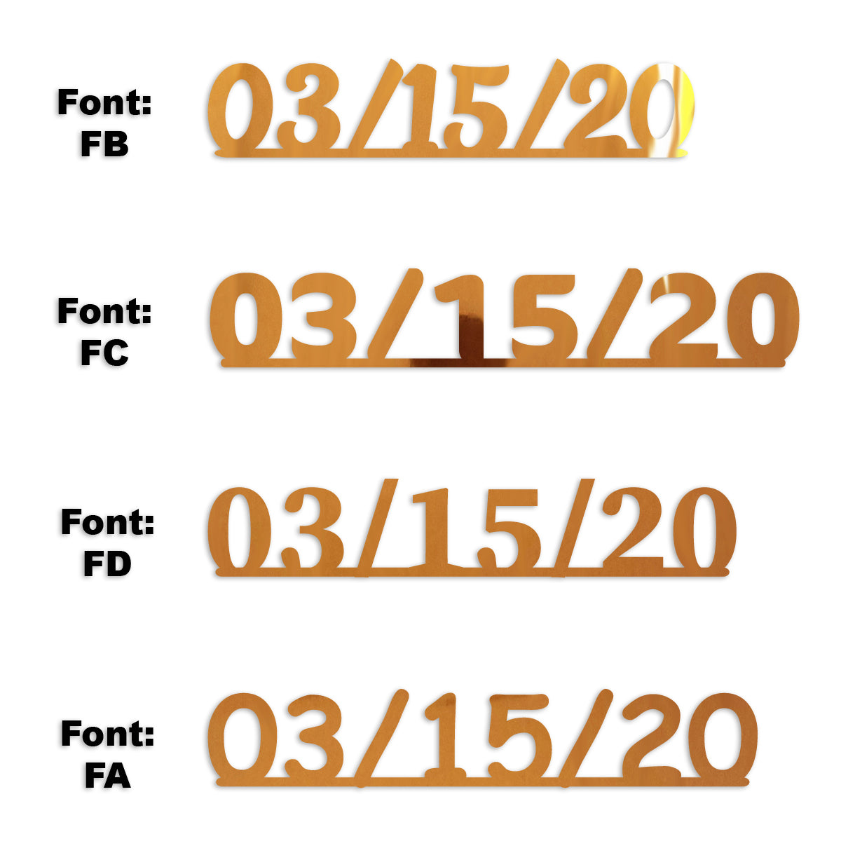 Custom-Fetti Date - 03/15/24 or 03/15/25  Orange