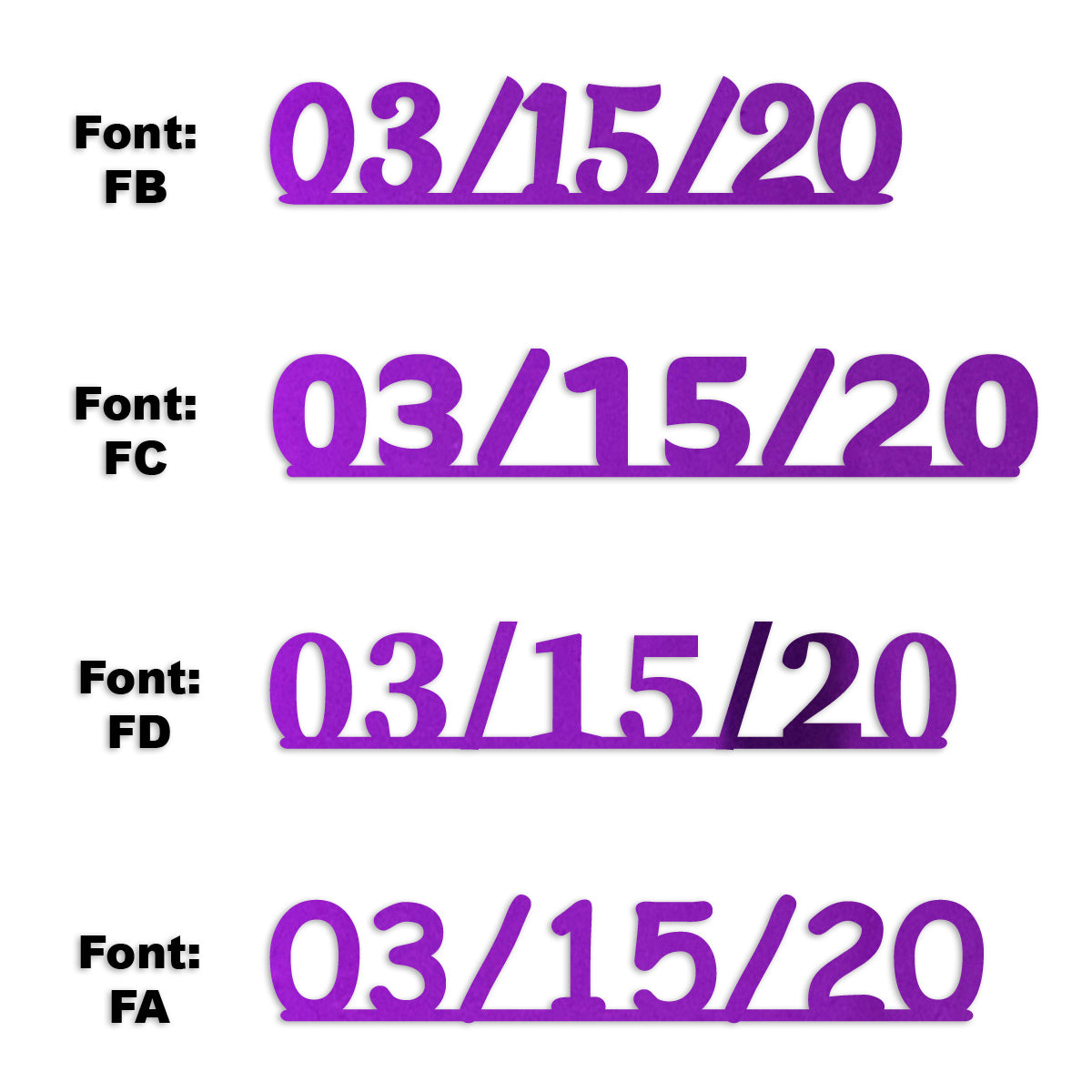 Custom-Fetti Date - 03/15/24 or 03/15/25  Purple