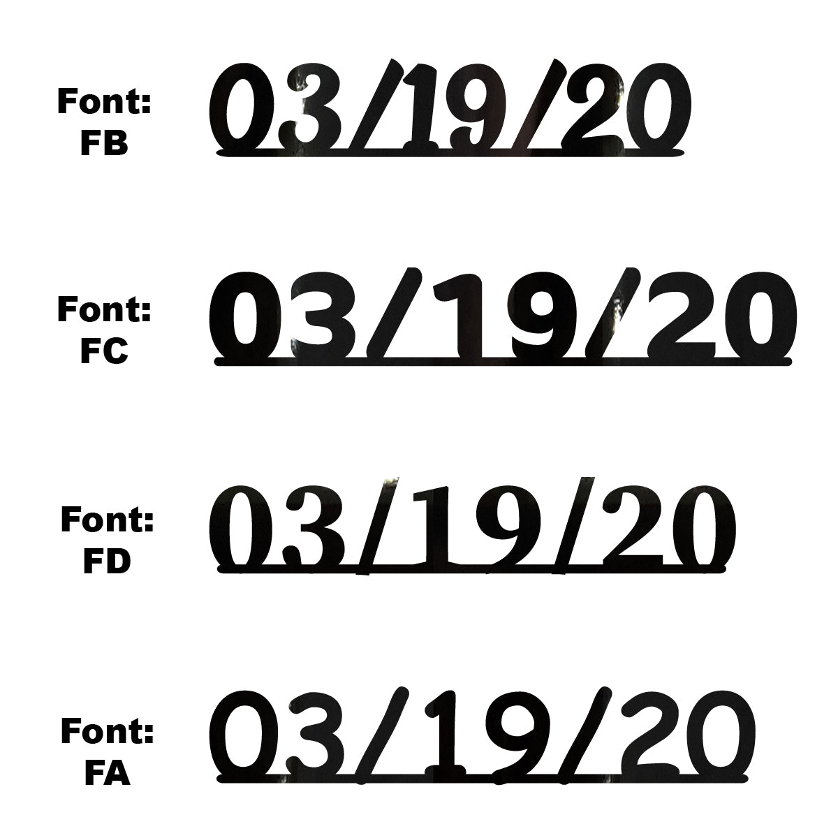 Custom-Fetti Date - 03/19/24 or 03/19/25  Black