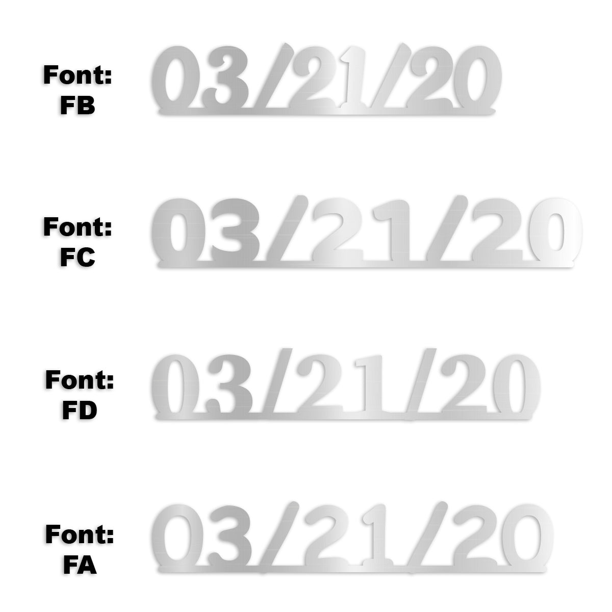 Custom-Fetti Date - 03/21/24 or 03/21/25  Silver