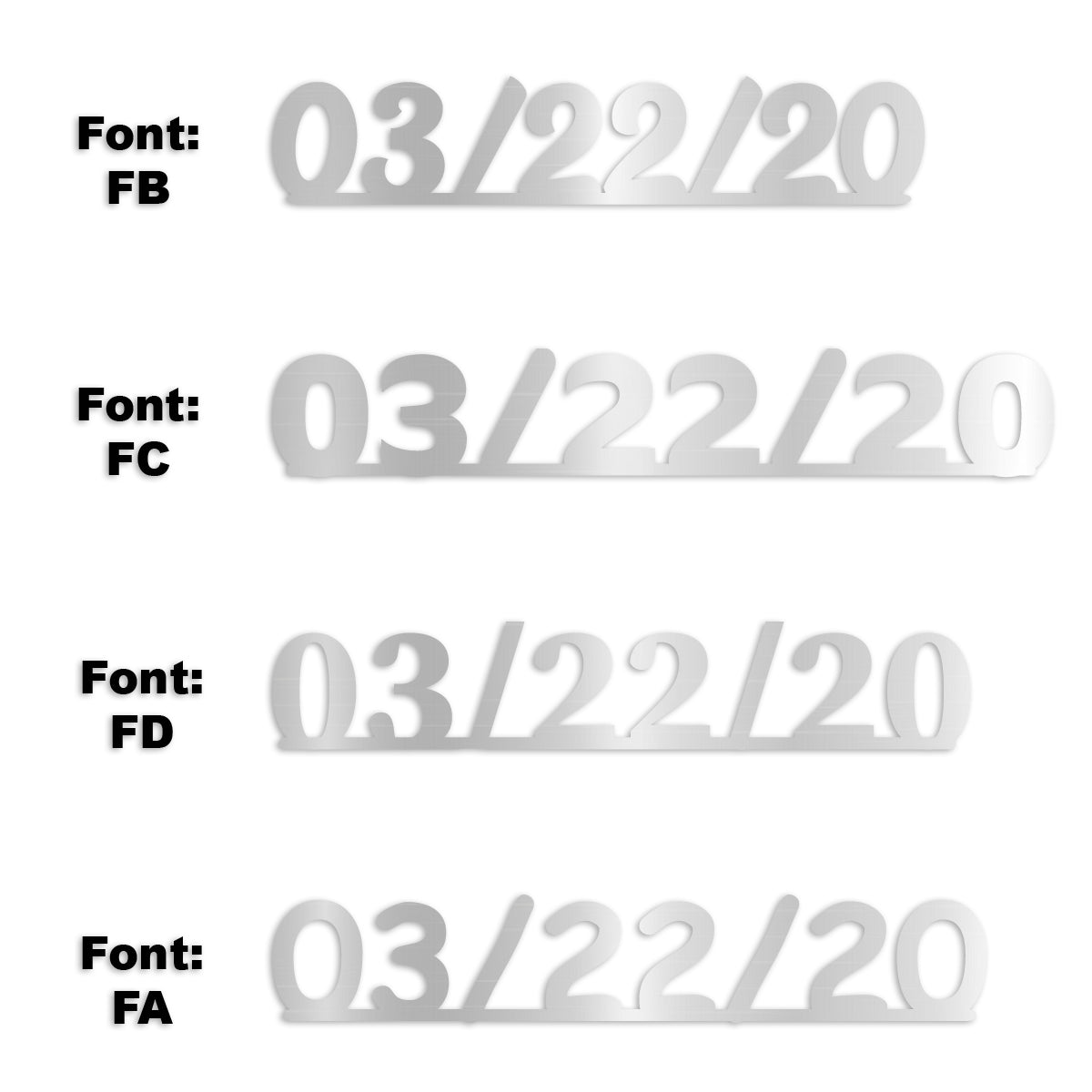 Custom-Fetti Date - 03/22/24 or 03/22/25  Silver