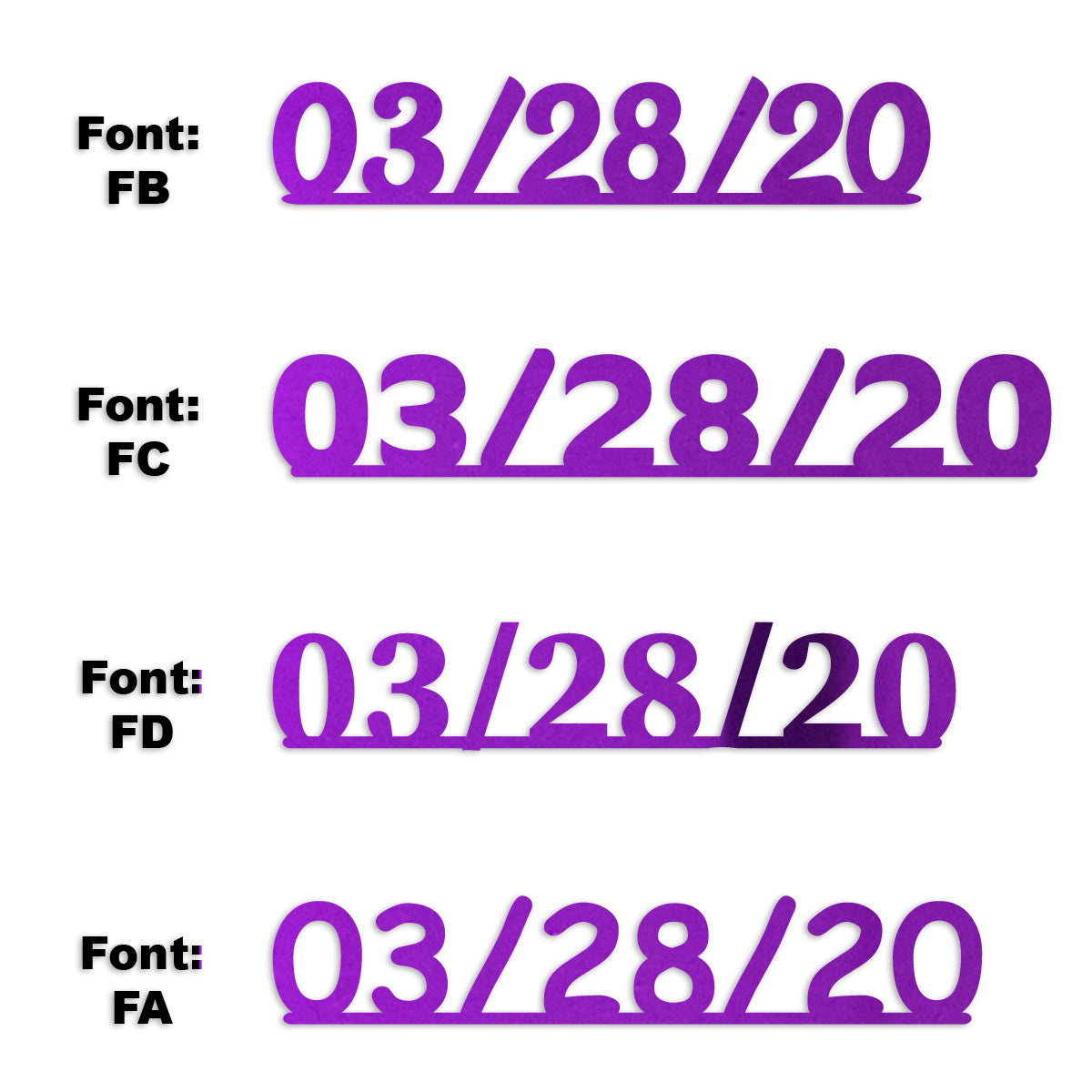 Custom-Fetti Date - 03/28/24 or 03/28/25  Purple