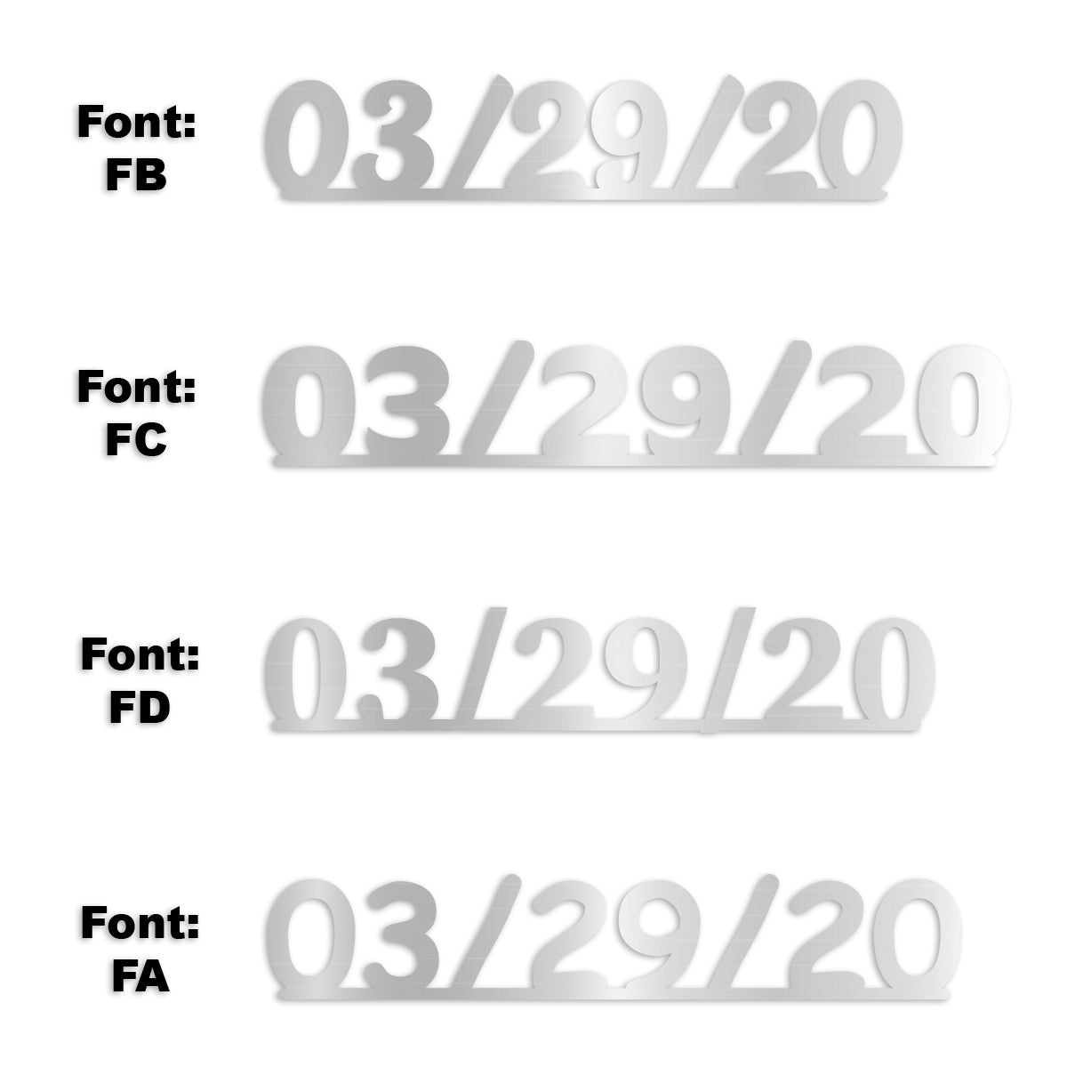 Custom-Fetti Date - 03/29/24 or 03/29/25  Silver