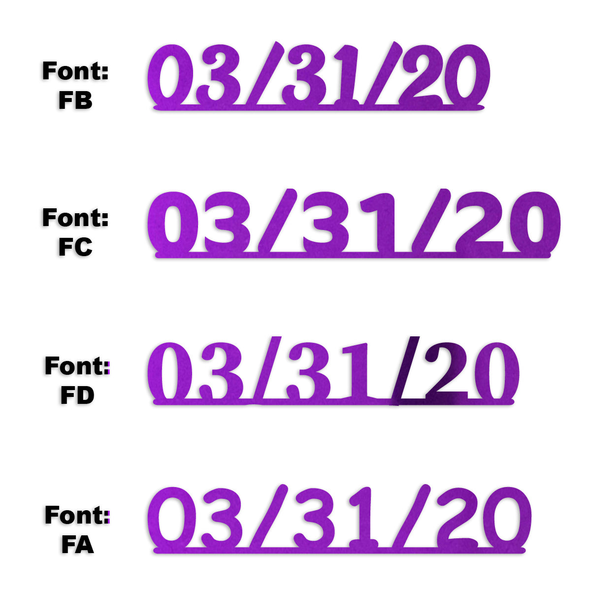 Custom-Fetti Date - 03/31/24 or 03/31/25  Purple