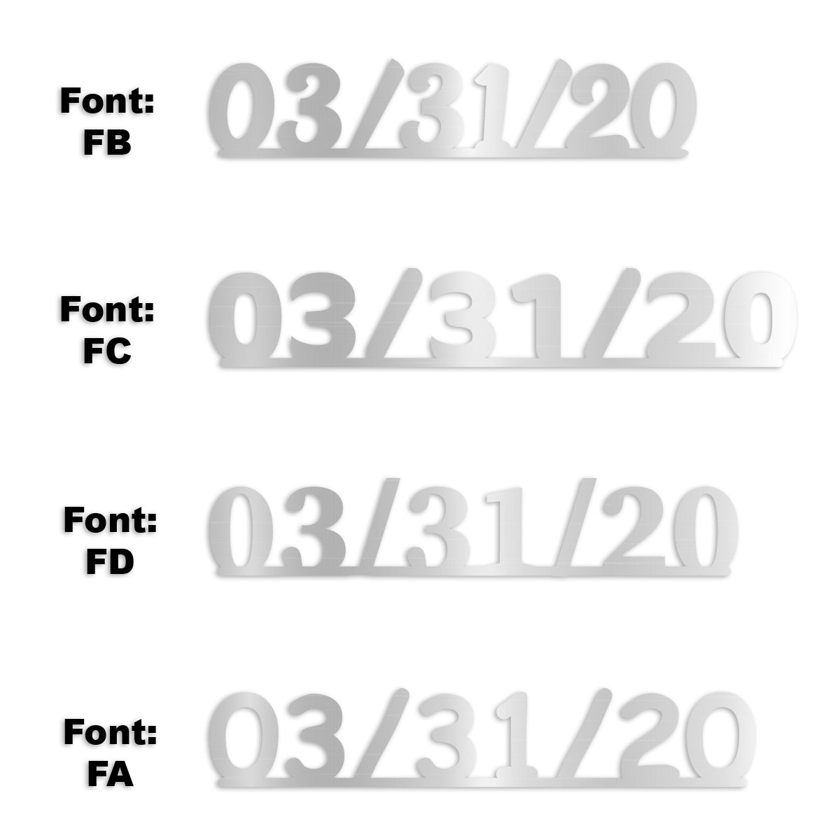 Custom-Fetti Date - 03/31/24 or 03/31/25  Silver