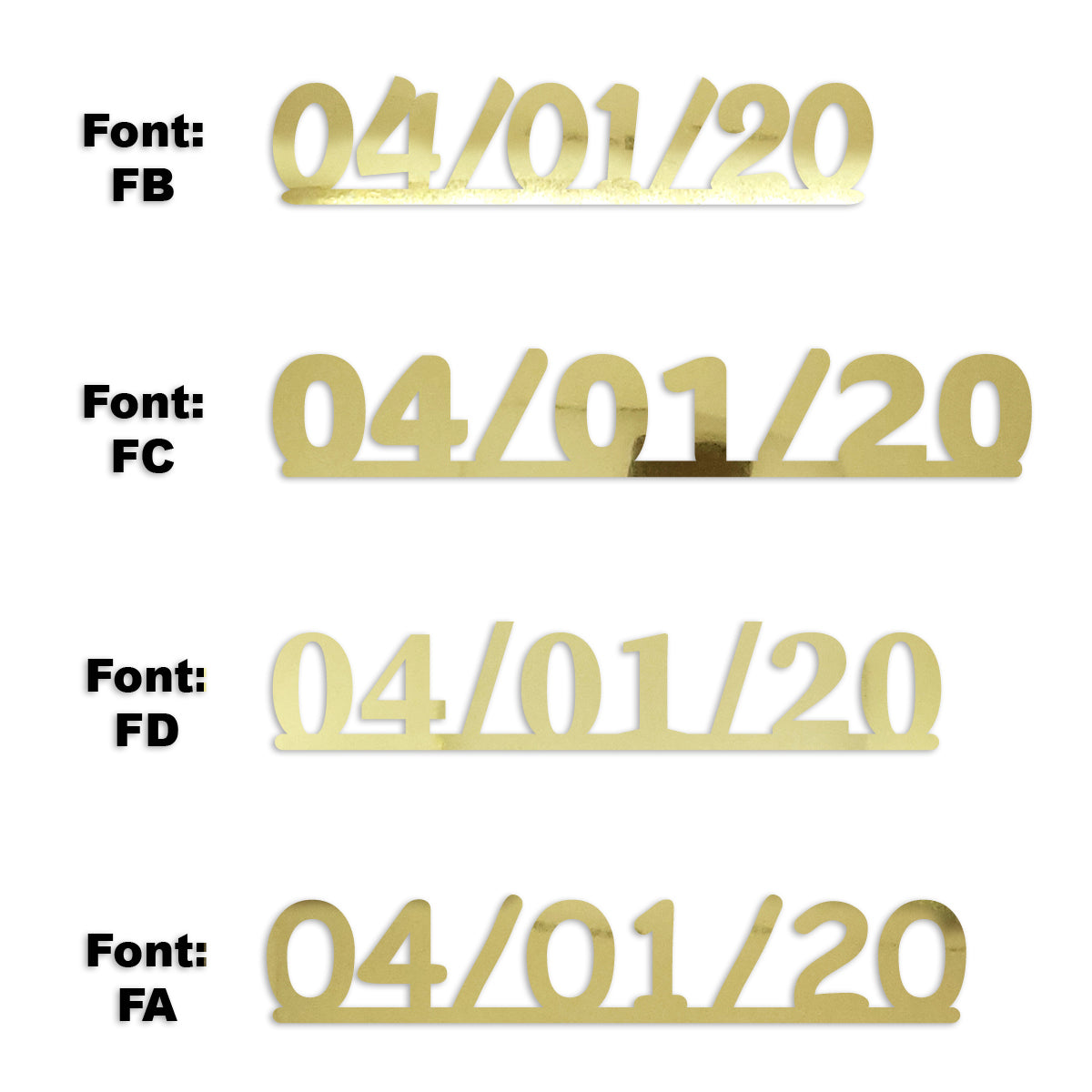 Custom-Fetti Date - 04/01/24 or 04/01/25  Gold