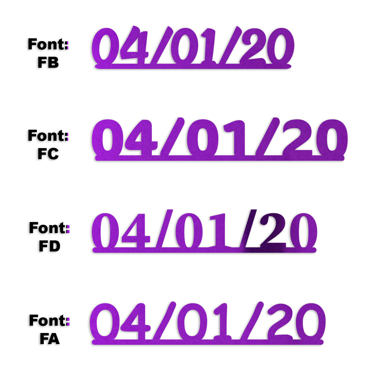 Custom-Fetti Date - 04/01/24 or 04/01/25  Purple