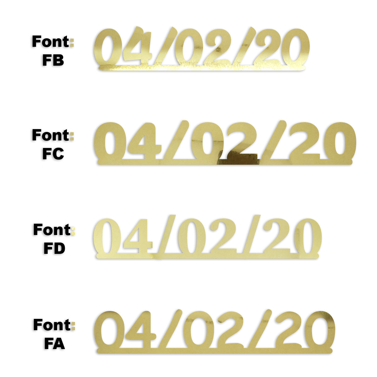 Custom-Fetti Date - 04/02/24 or 04/02/25  Gold