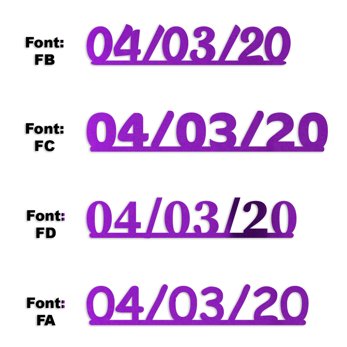 Custom-Fetti Date - 04/03/24 or 04/03/25  Purple