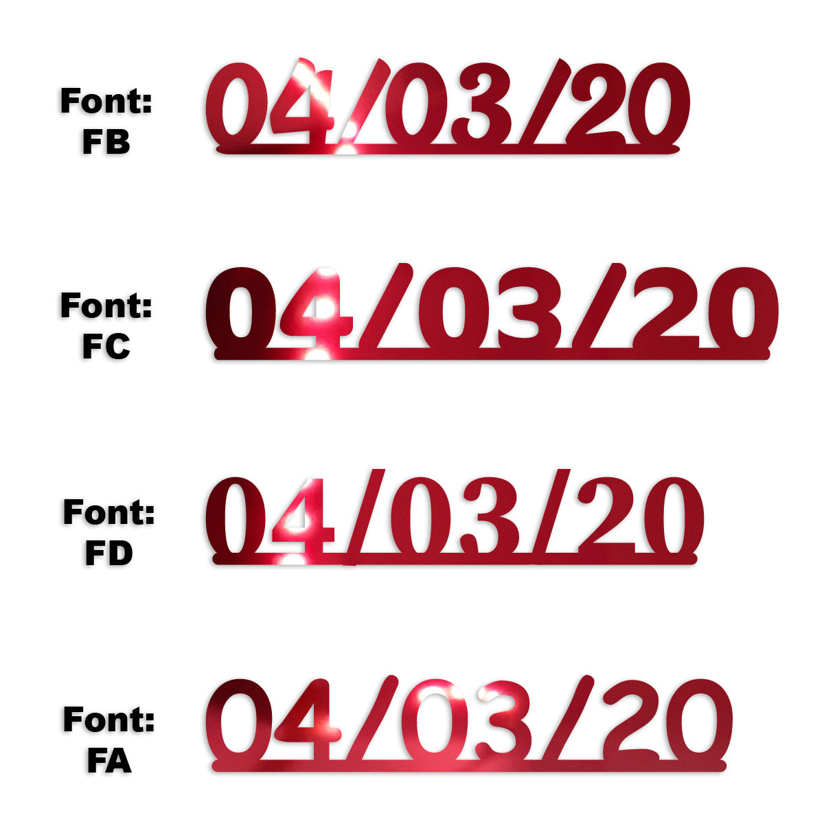 Custom-Fetti Date - 04/03/24 or 04/03/25  Red