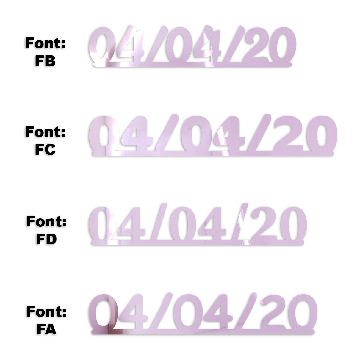 Custom-Fetti Date - 04/04/24 or 04/04/25  Pink