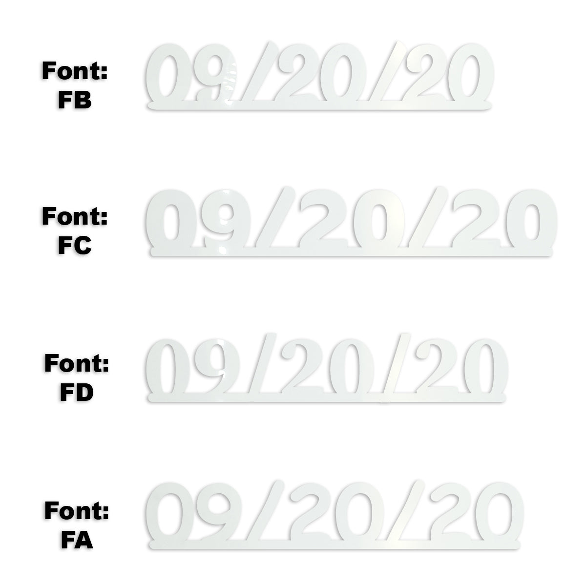 Custom-Fetti Date - 09/20/24 or 09/20/25  White