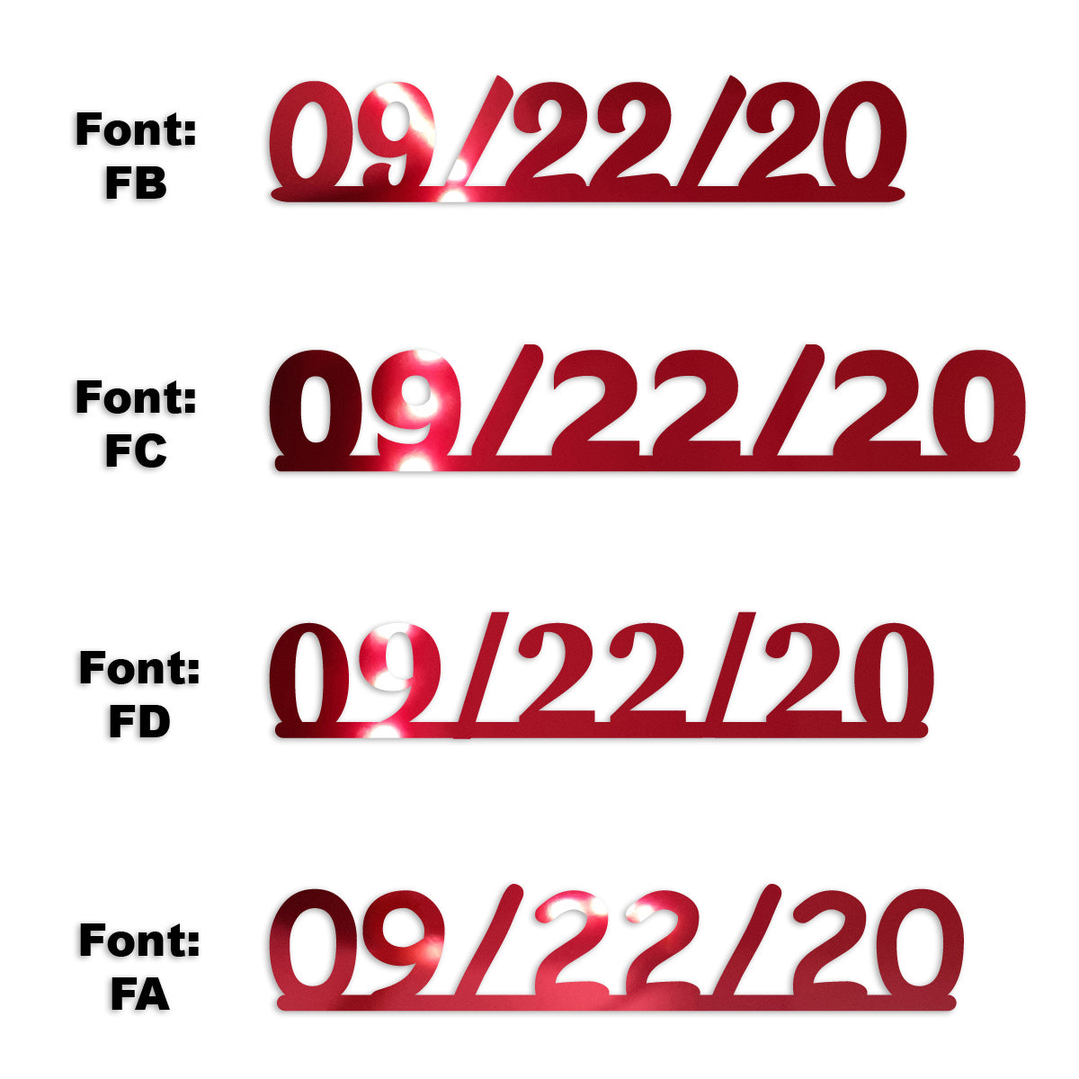 Custom-Fetti Date - 09/22/24 or 09/22/25  Red