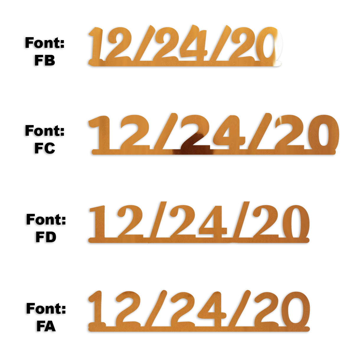 Custom-Fetti Date - 12/24/24 or 12/24/25  Orange