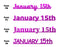 Custom-Fetti Date - JANUARY 15th Fuchsia