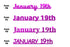 Custom-Fetti Date - JANUARY 19th Fuchsia