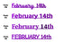 Custom-Fetti Date - FEBRUARY 14th Purple