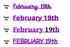 Custom-Fetti Date - FEBRUARY 19th Purple