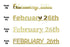 Custom-Fetti Date - FEBRUARY 26th Gold