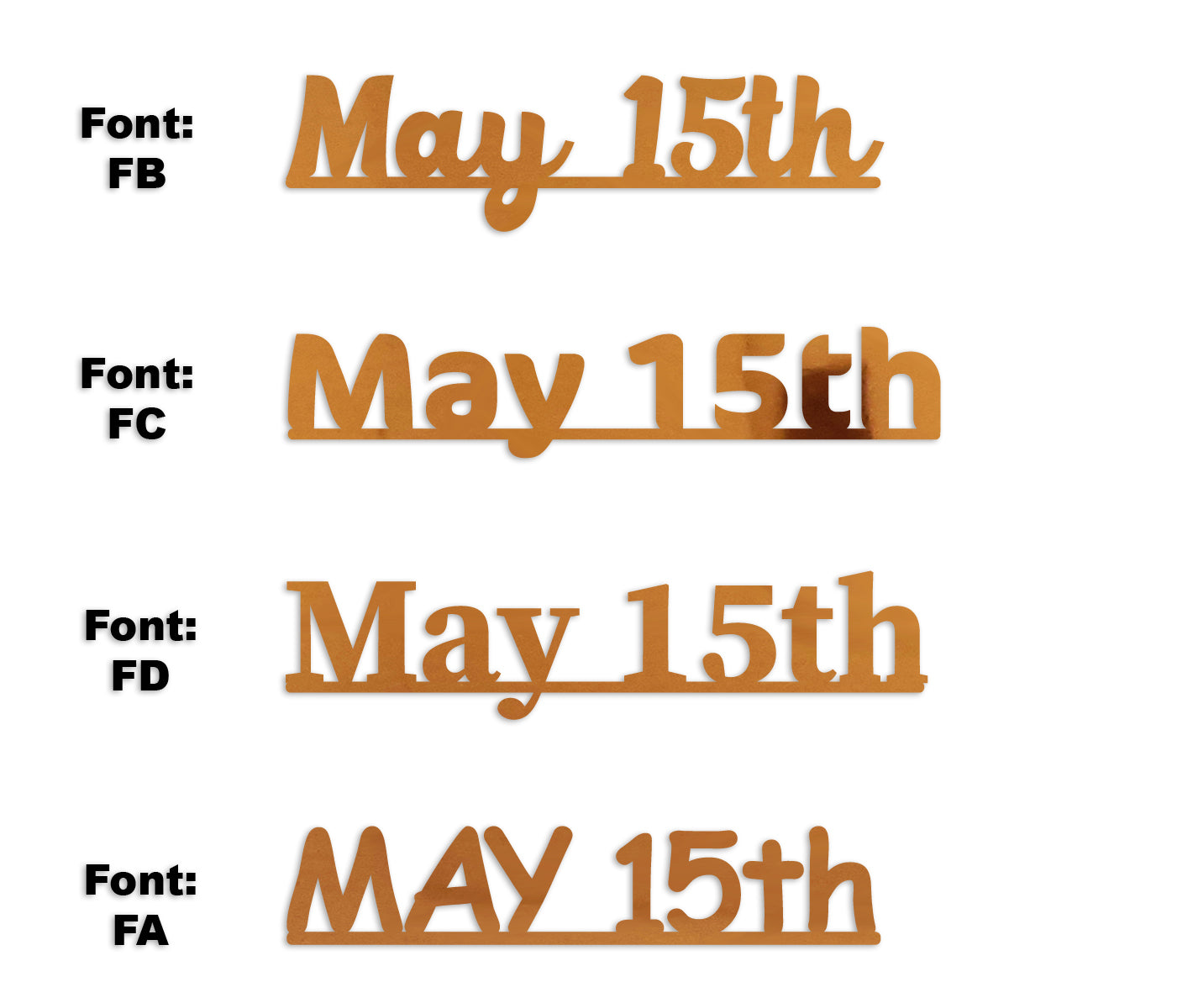 Custom-Fetti Date - MAY 15th Orange