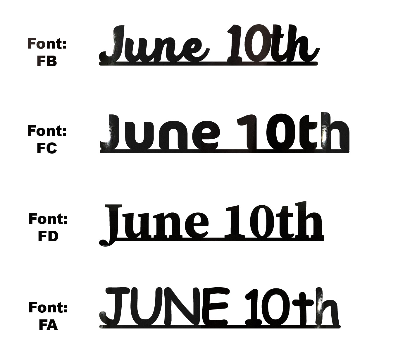 Custom-Fetti Date - JUNE 10th Black