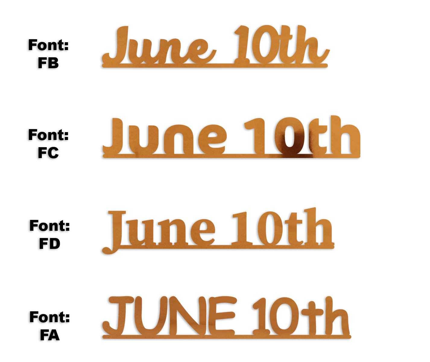 Custom-Fetti Date - JUNE 10th Orange