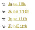 Custom-Fetti Date - JUNE 11th Gold