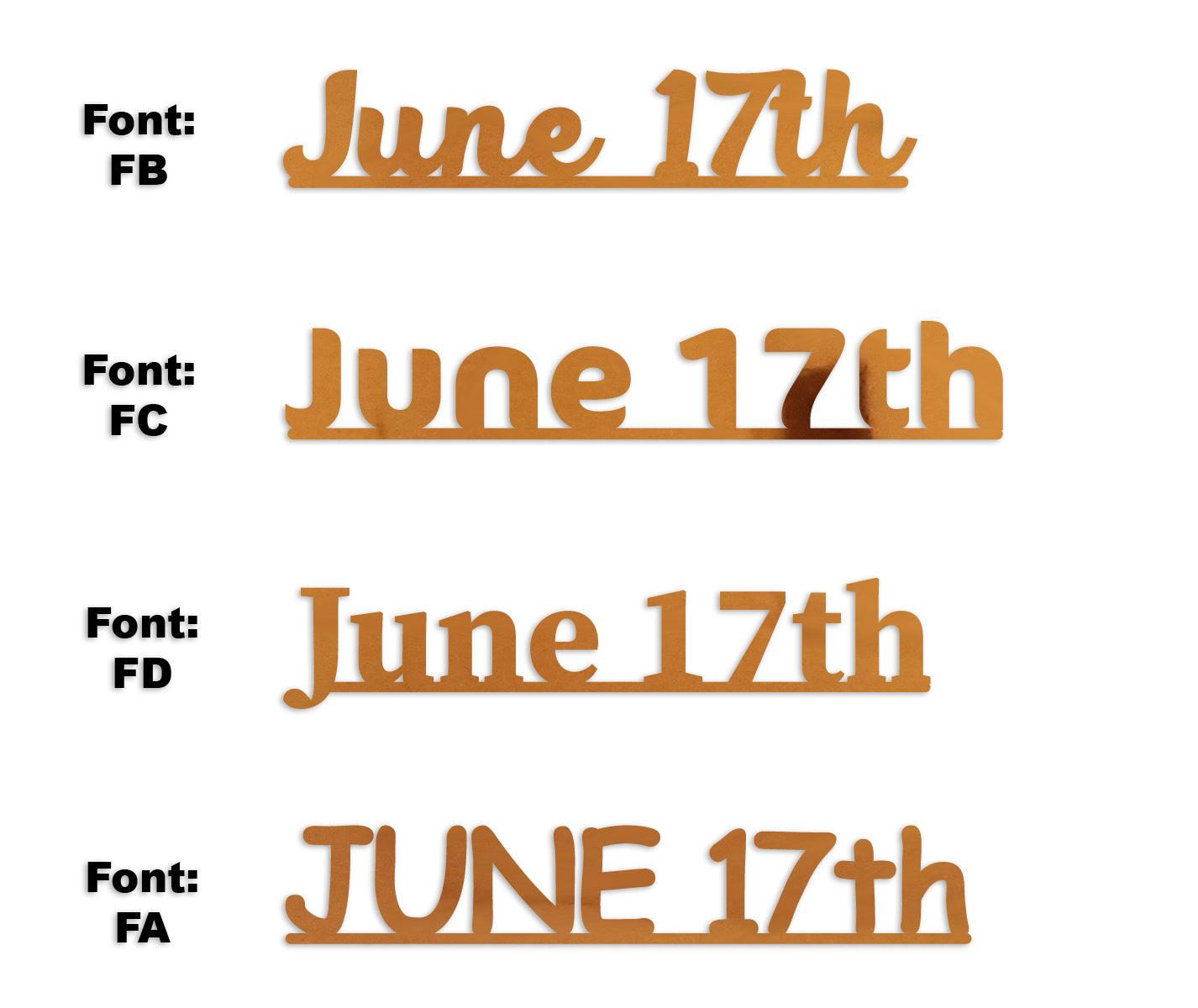 Custom-Fetti Date - JUNE 17th Orange