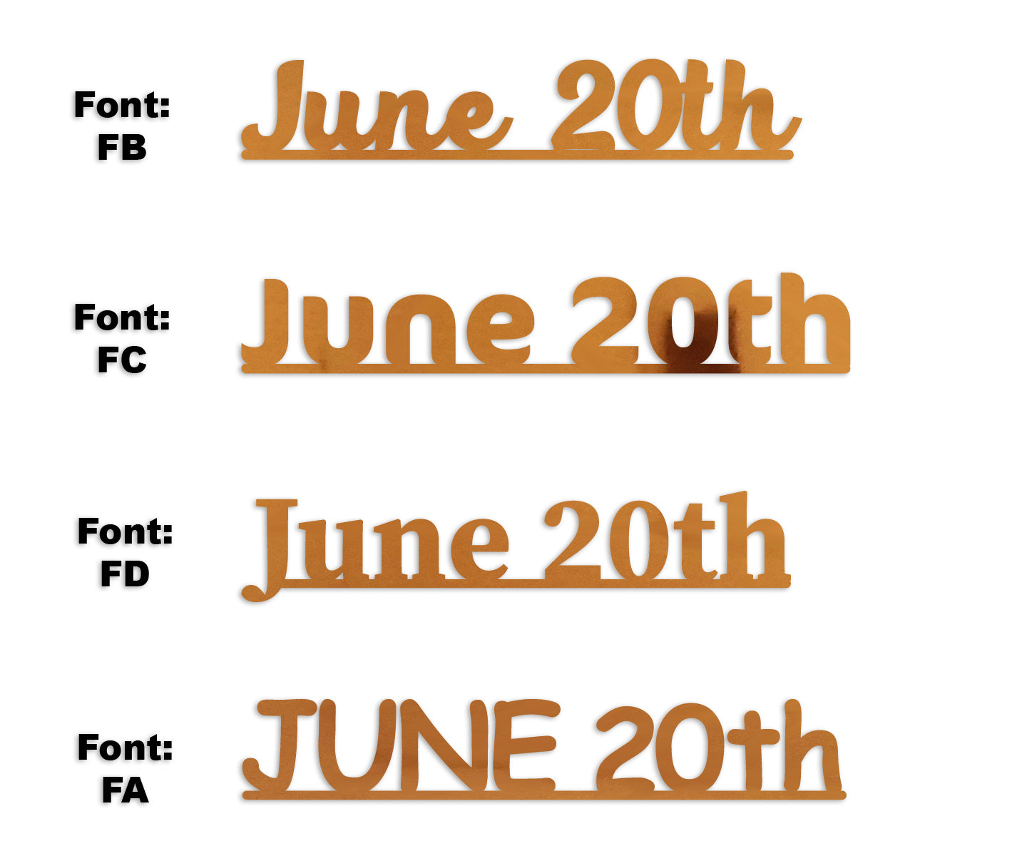 Custom-Fetti Date - JUNE 20th Orange