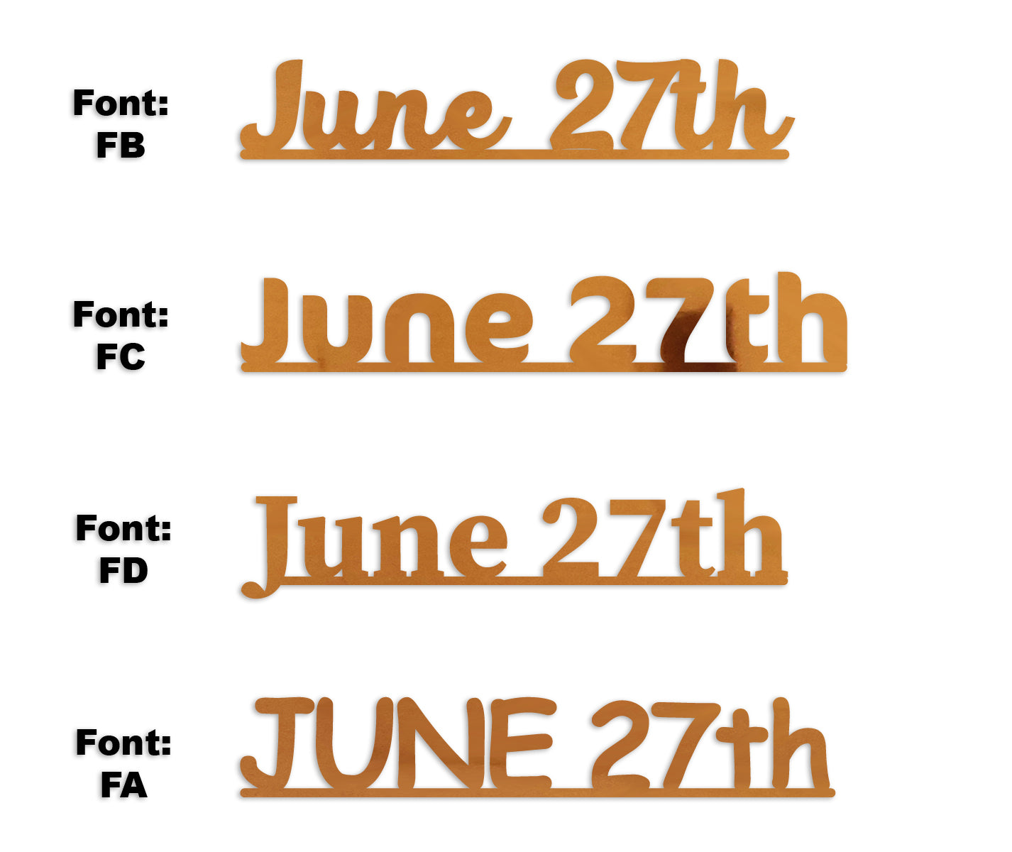 Custom-Fetti Date - JUNE 27th Orange