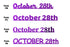 Custom-Fetti Date - OCTOBER 28th Purple