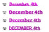 Custom-Fetti Date - DECEMBER 4th Fuchsia