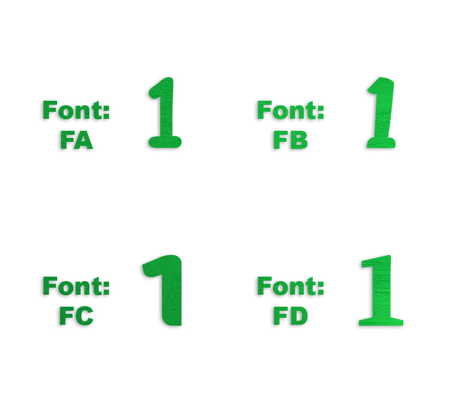 Custom-Fetti Number - 1 Green