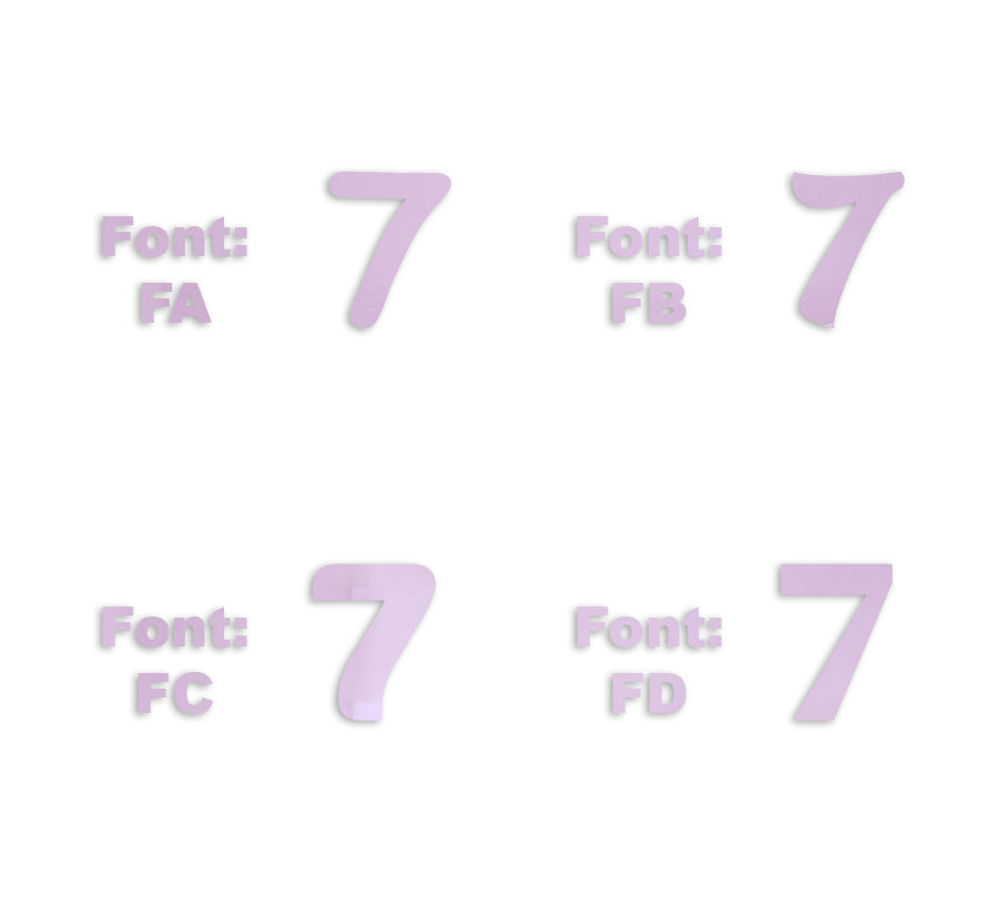 Custom-Fetti Number - 7 Pink