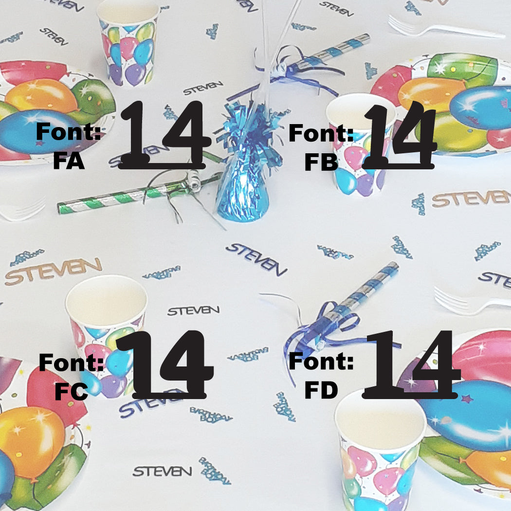 Custom-Fetti Number - 14