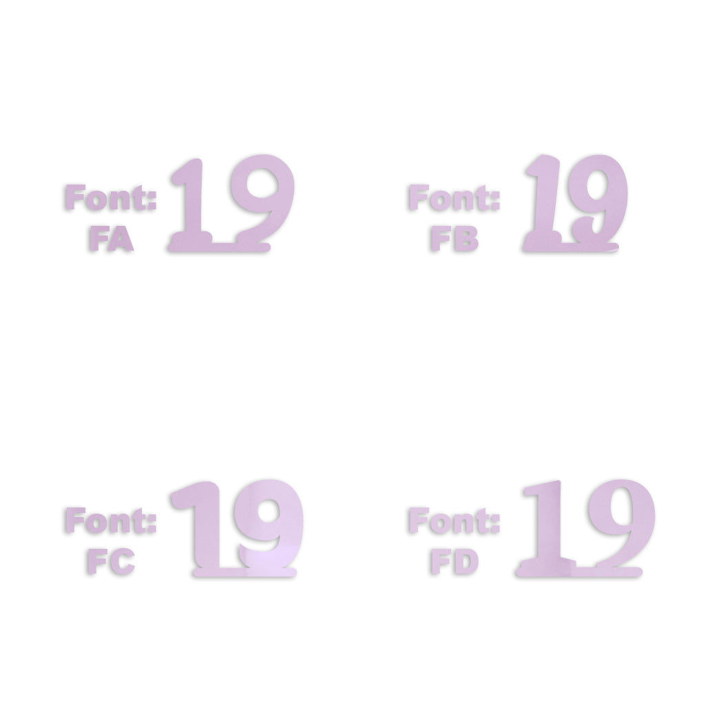 Custom-Fetti Number - 19 Pink