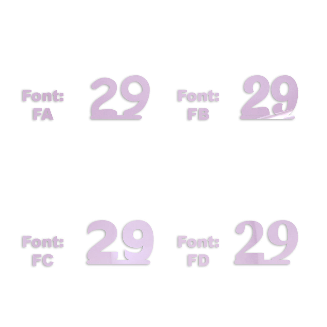 Custom-Fetti Number - 29 Pink