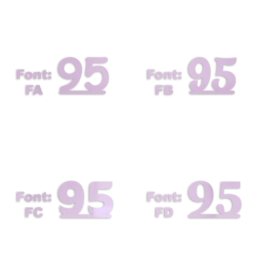 Custom-Fetti Number - 95 Pink