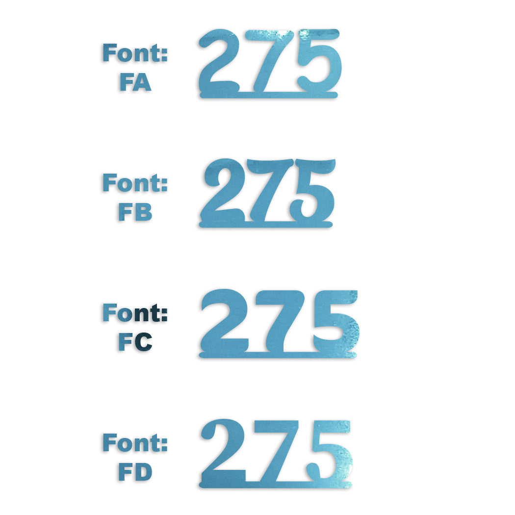 Custom-Fetti Number - 275 Blue Sky