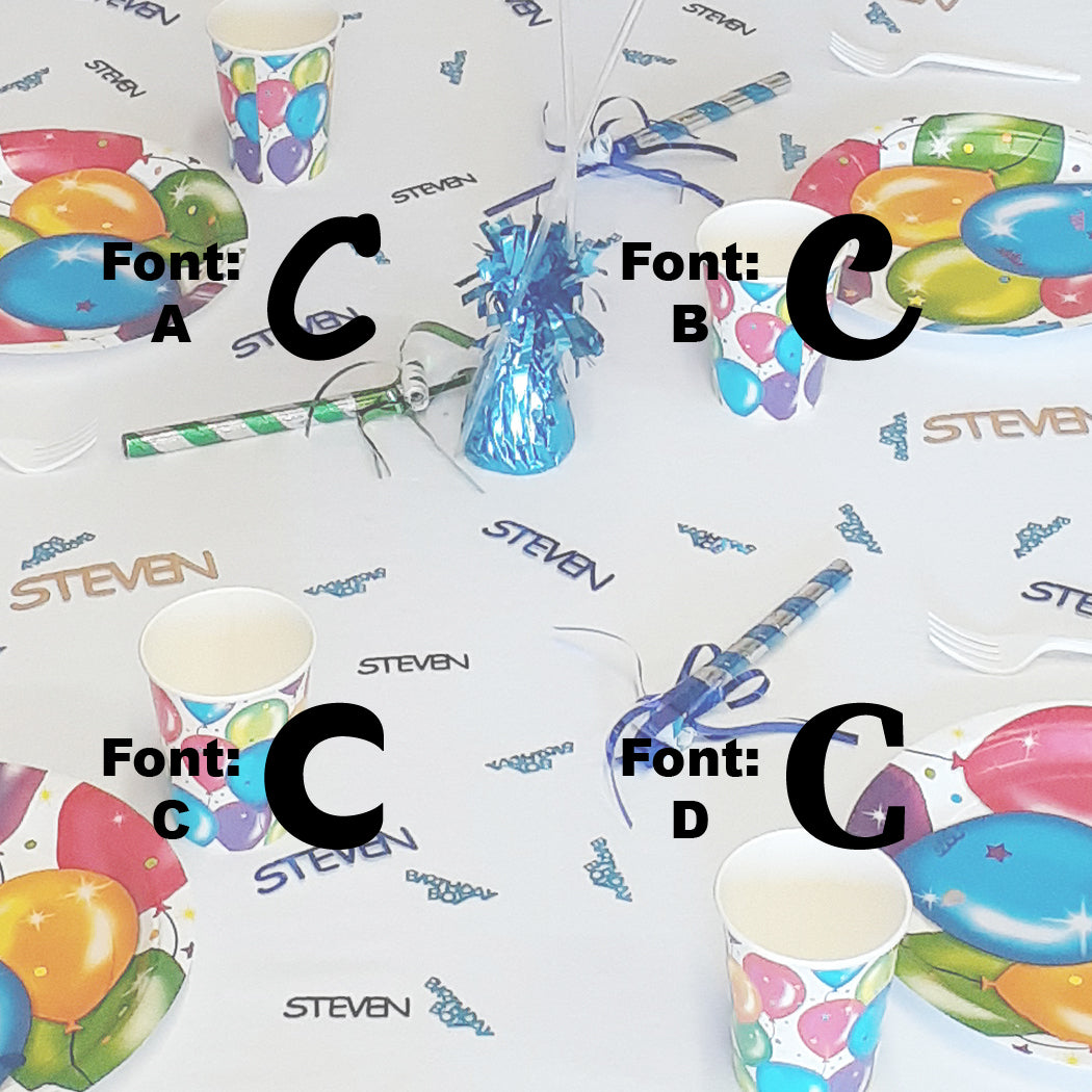 Custom-Fetti Letter - C