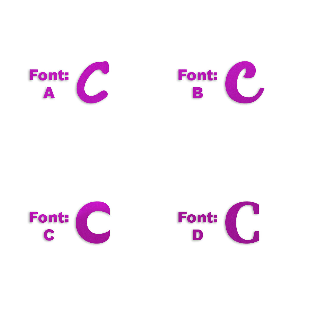 Custom-Fetti Letter - C Fuchsia