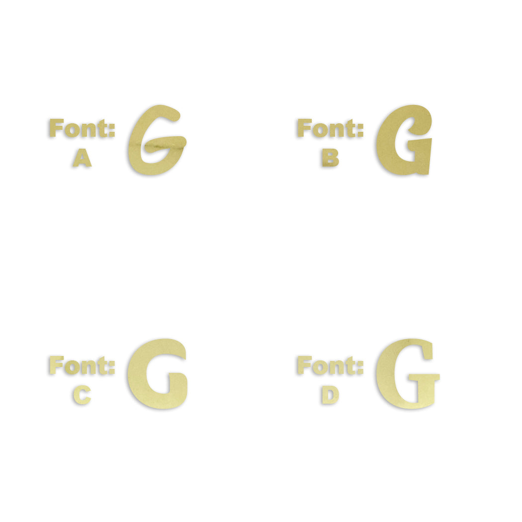 Custom-Fetti Letter - G Gold