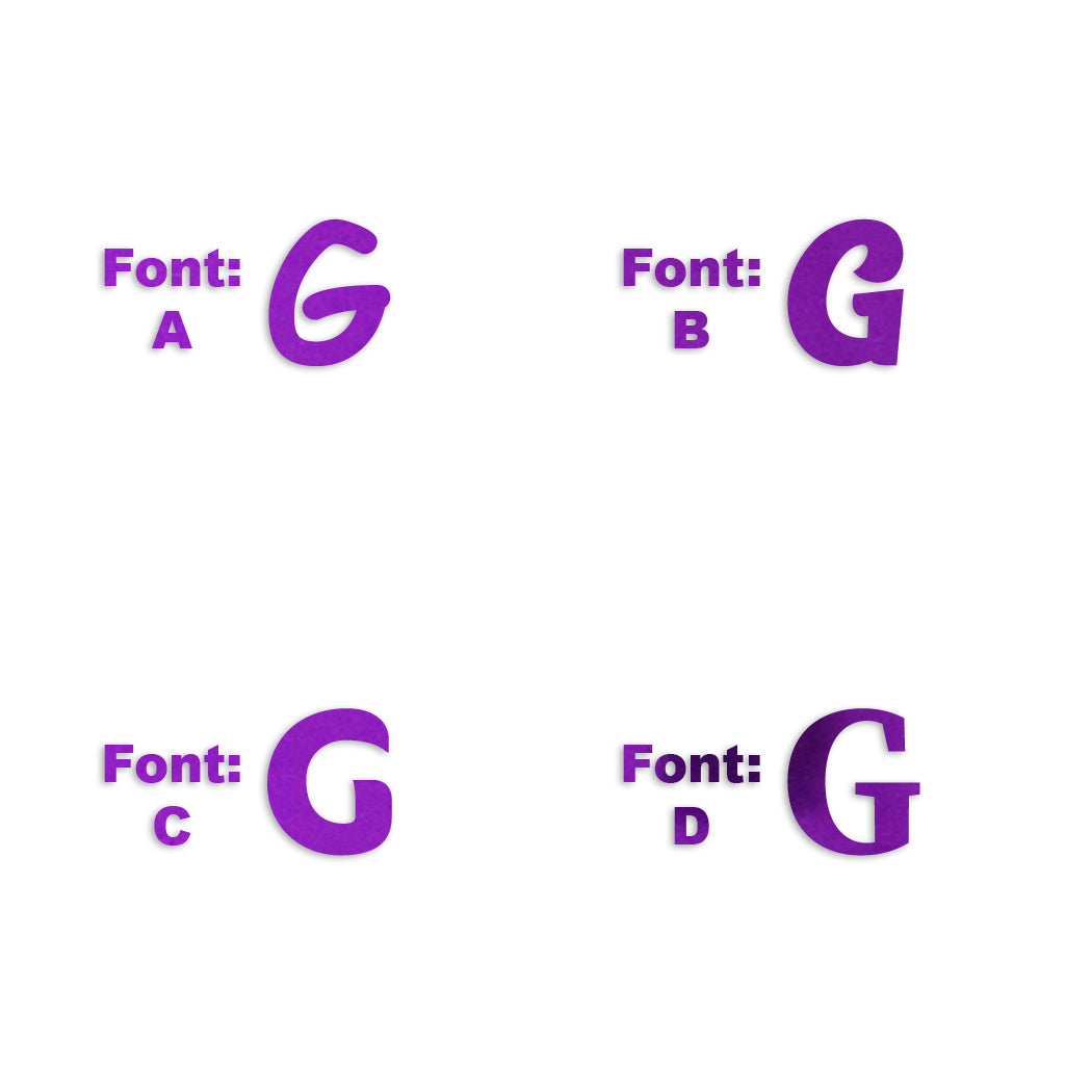 Custom-Fetti Letter - G Purple