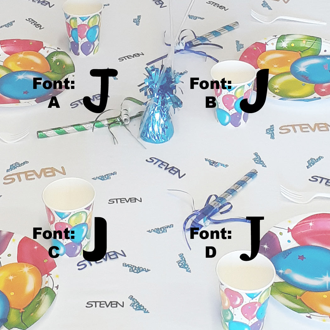 Custom-Fetti Letter - J