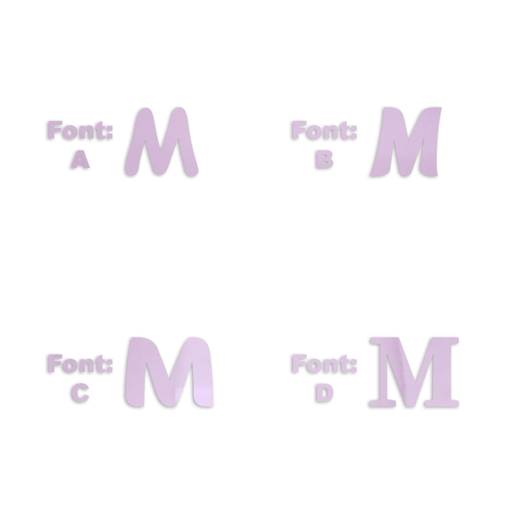 Custom-Fetti Letter - M Pink