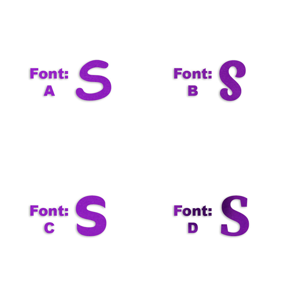 Custom-Fetti Letter - S Purple