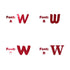 Custom-Fetti Letter - W Red