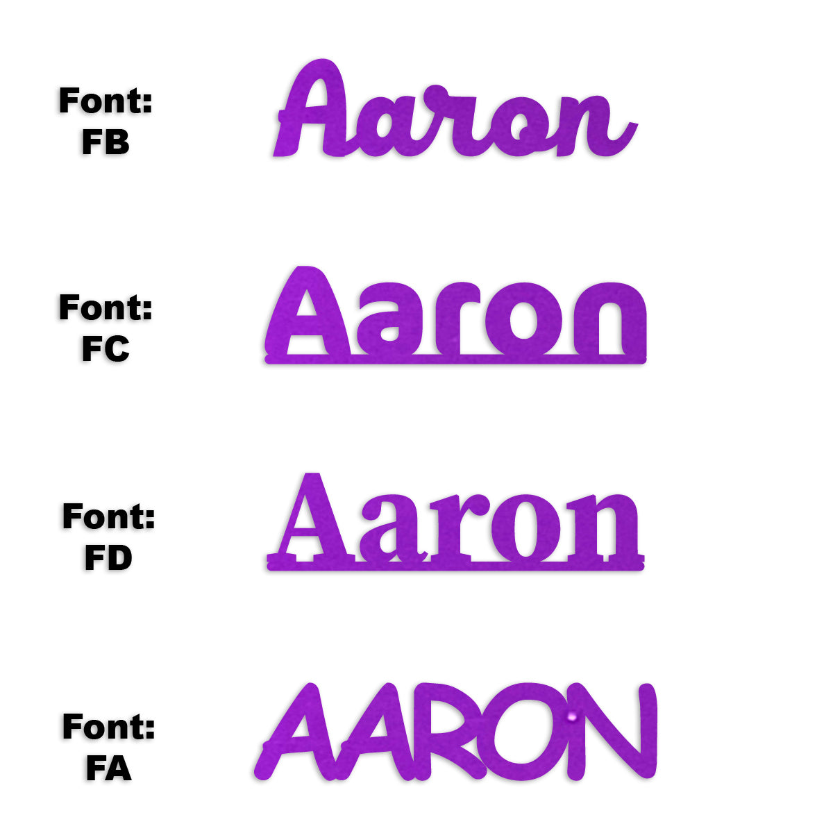 Custom-Fetti Boy - AARON Purple